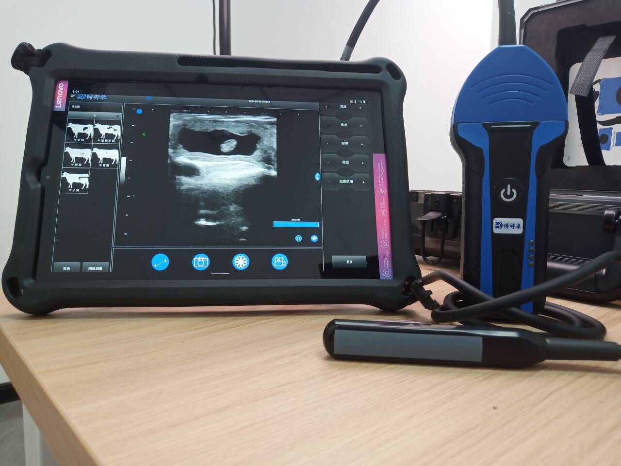 便携式无线牛用B超机